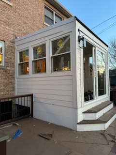 Finished sunroom addition