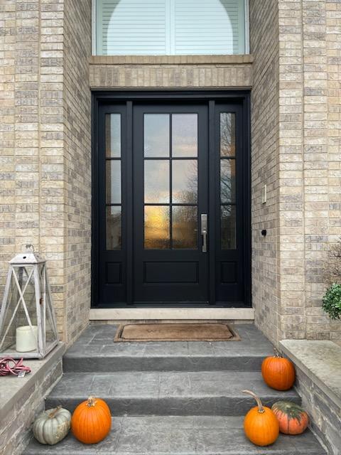 Entry door installation
