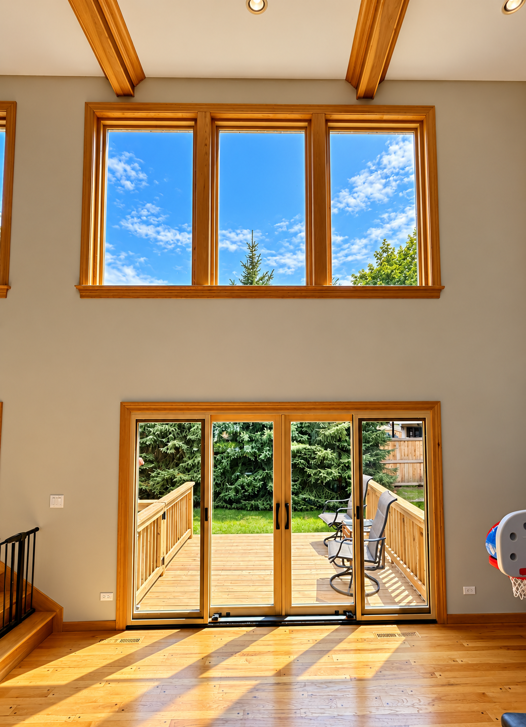 AFTER: new windows, interior view