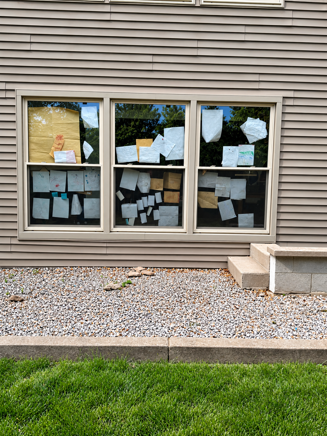 BEFORE: original windows, full exterior project