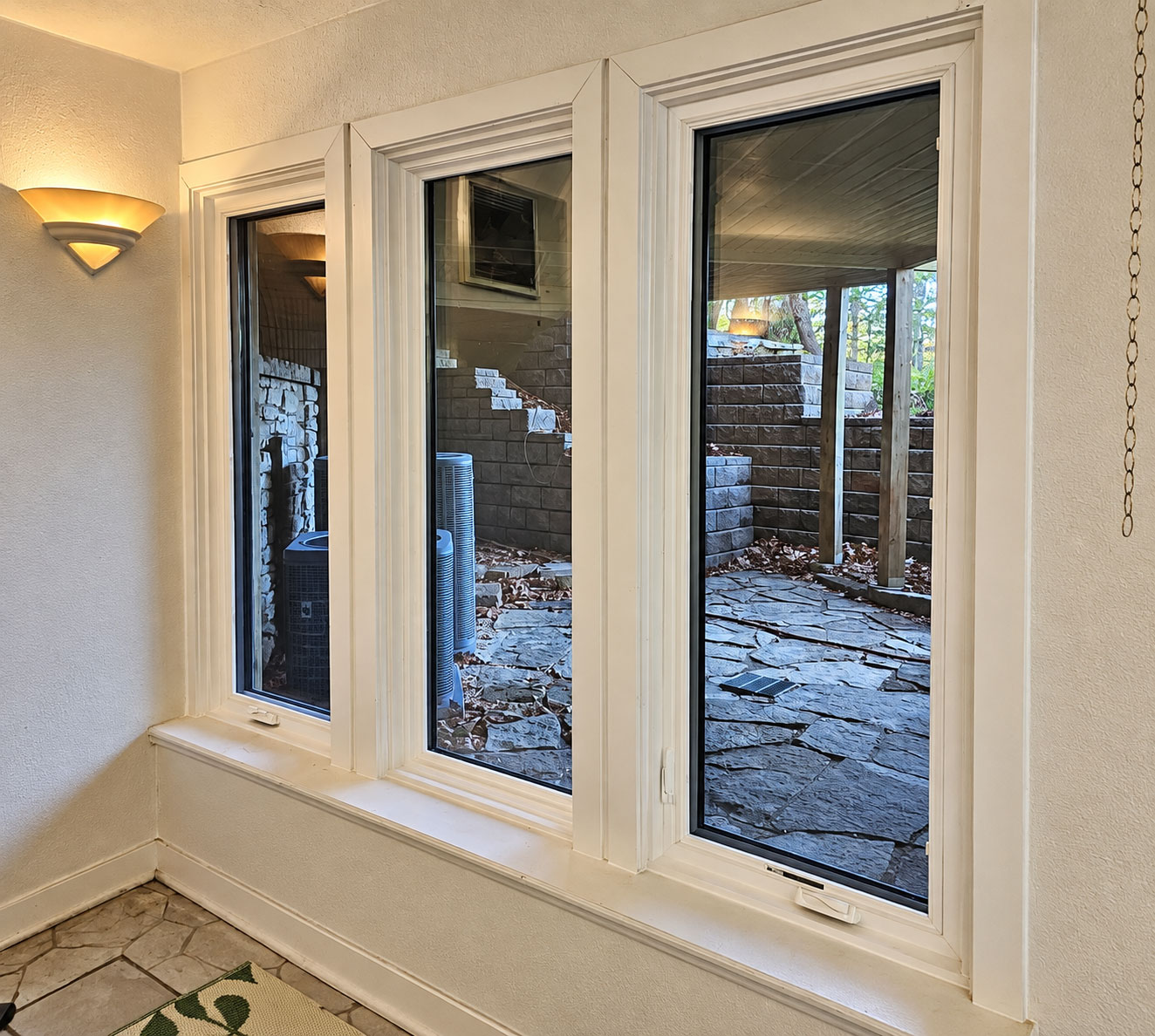 Pella Lifestyle Series wood windows with sound control glass