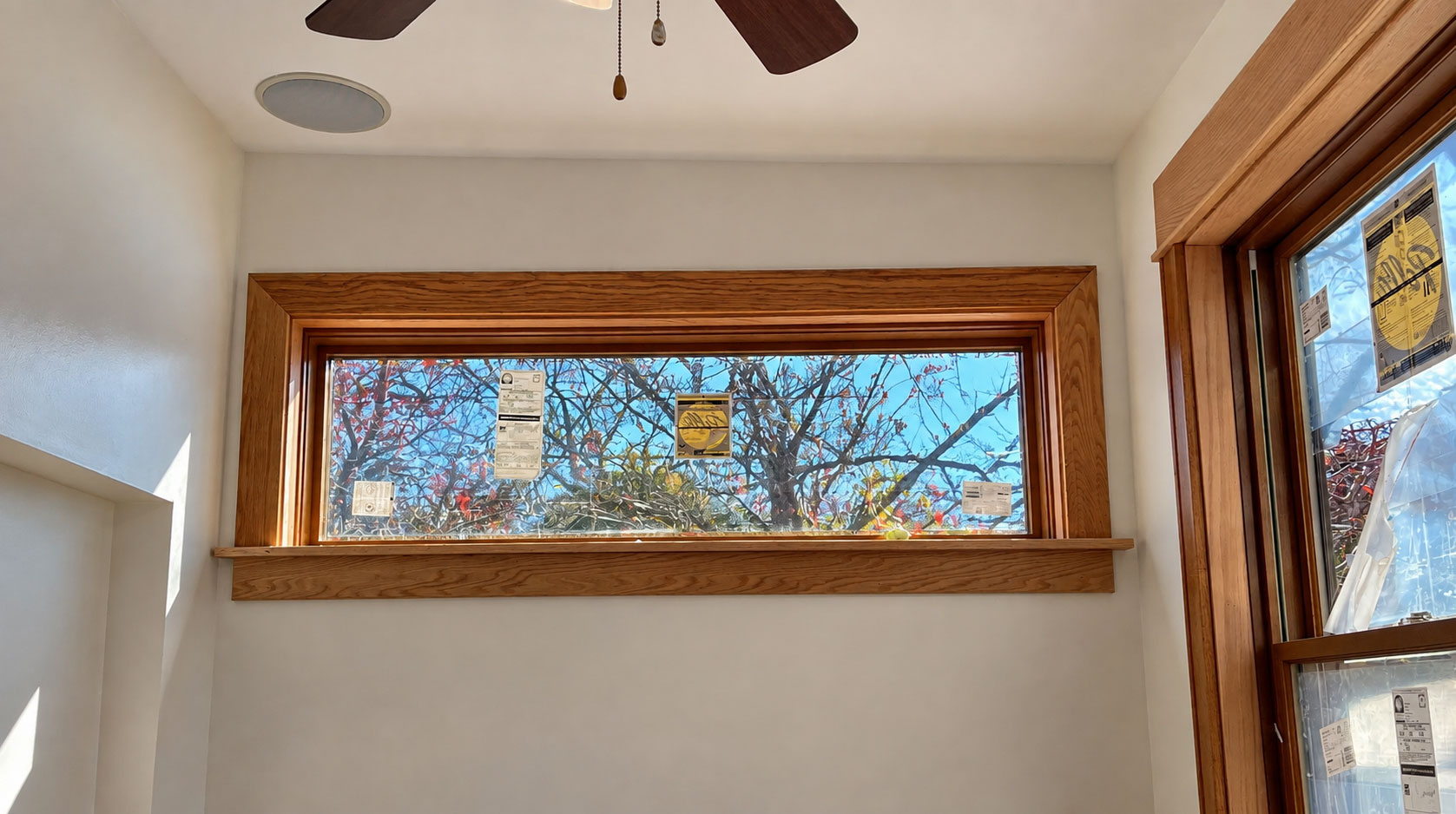 Pella Lifestyle Series wood fixed transom window
