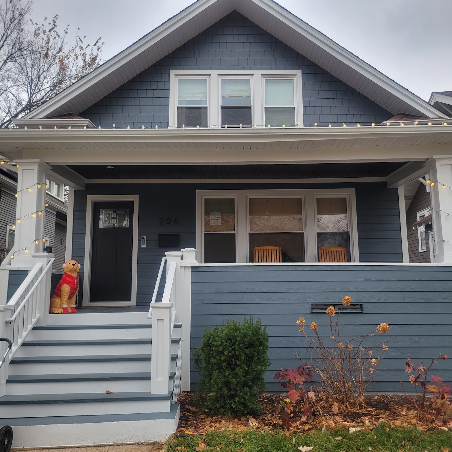 Lap Siding Front Porch