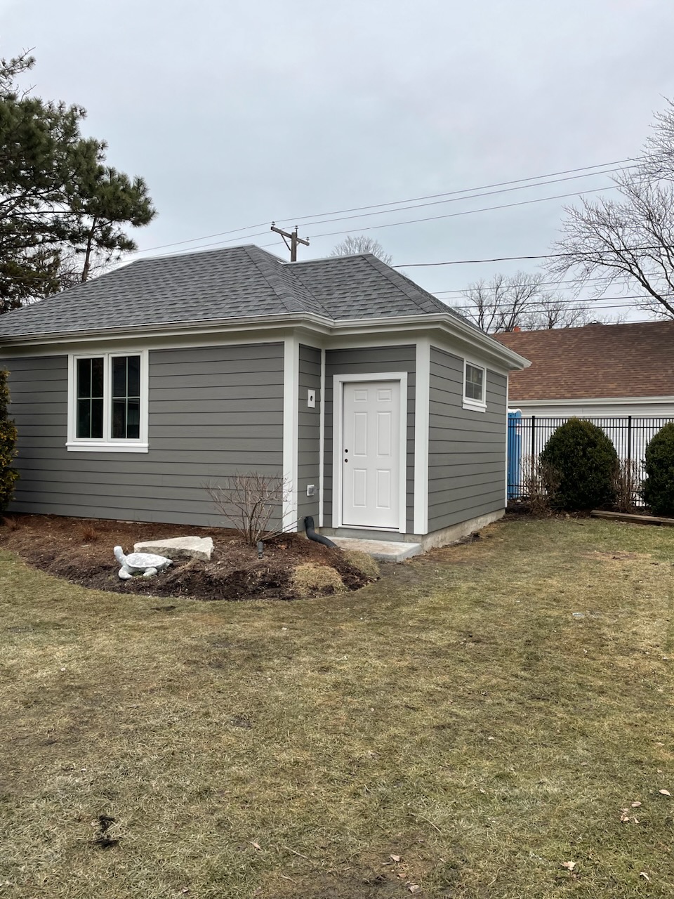 Gray Lap Siding Cottage