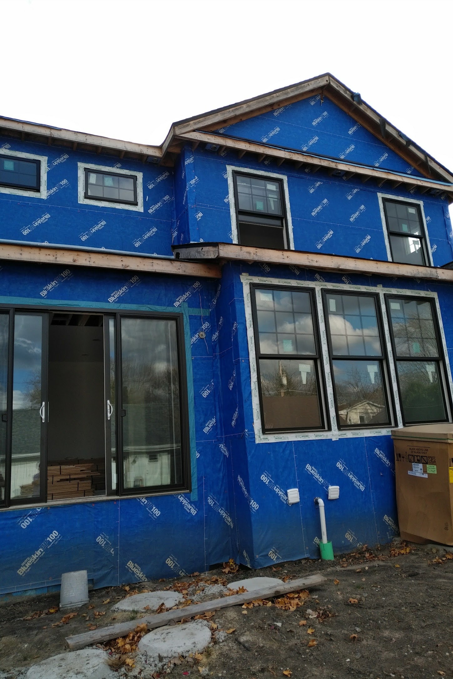 Blue Skin Window Install