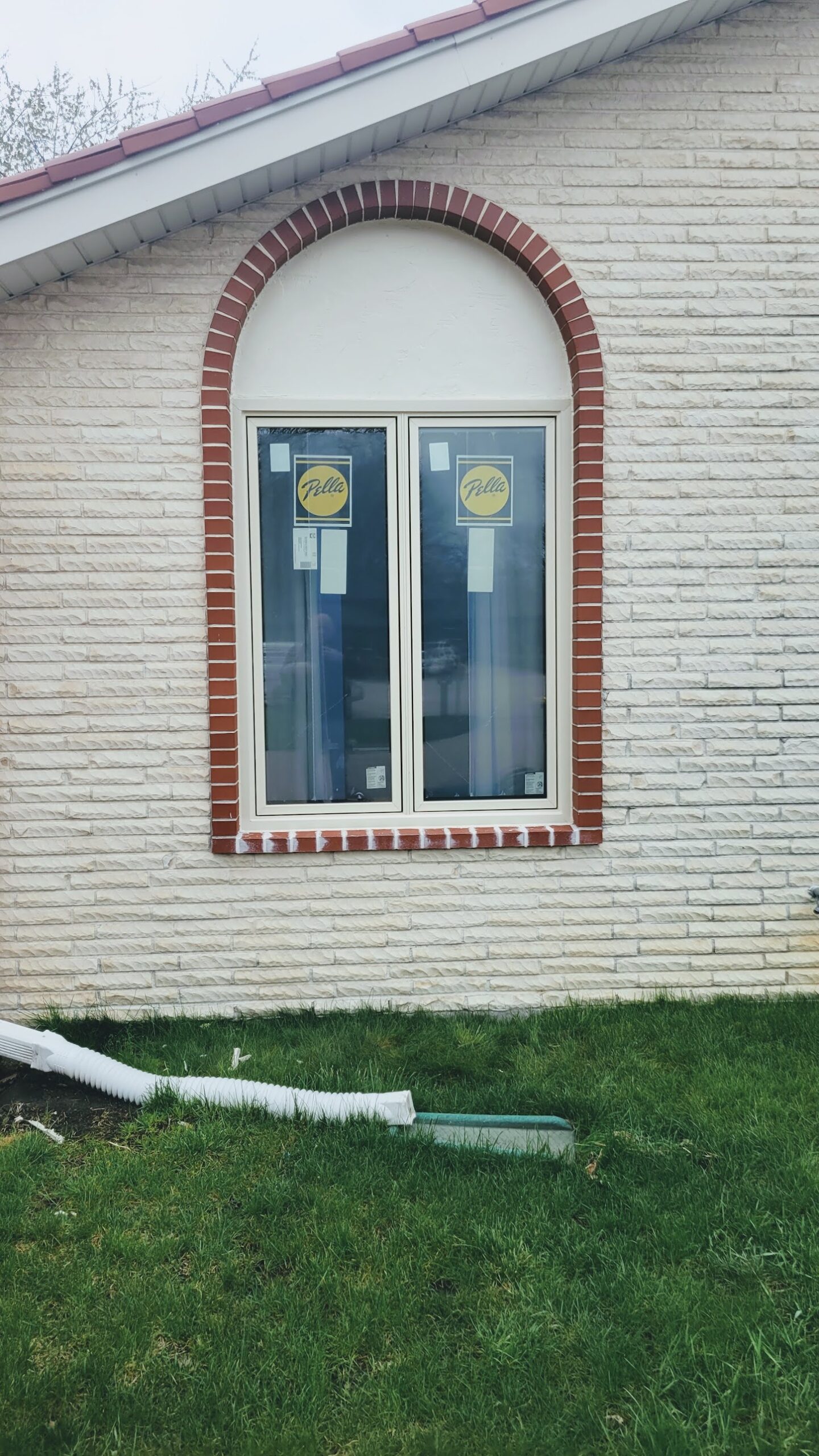 Casement Window Brick Trim