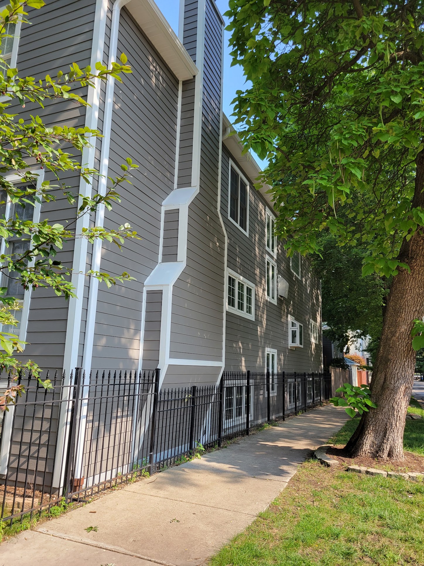Gray Lap Siding