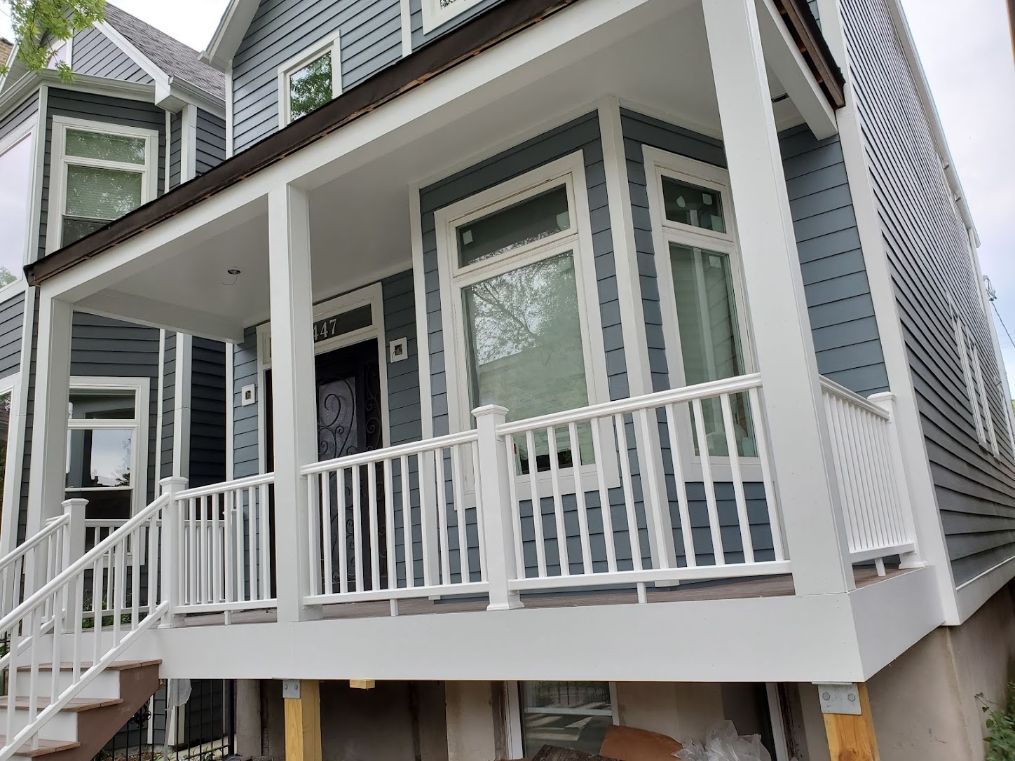 White Railing Porch
